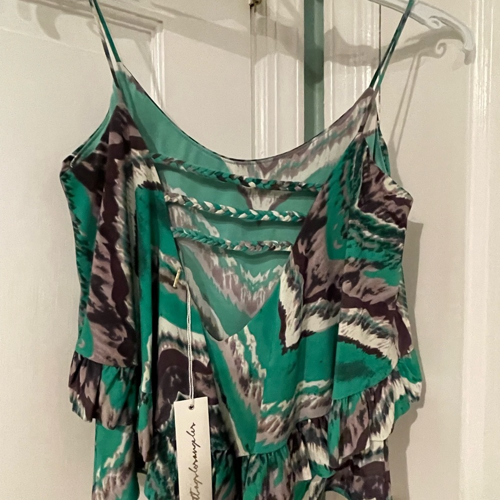 T-bags Los Angeles Printed Tank Top. MSRP $154! Brand NWT.